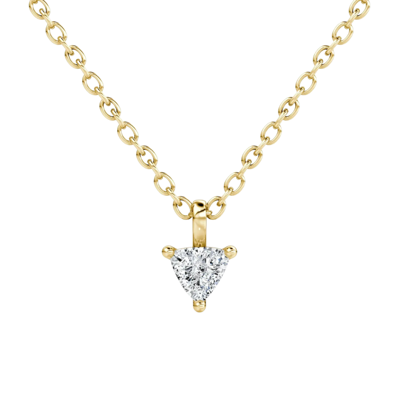 Trillion Petite Solitaire Pendant
