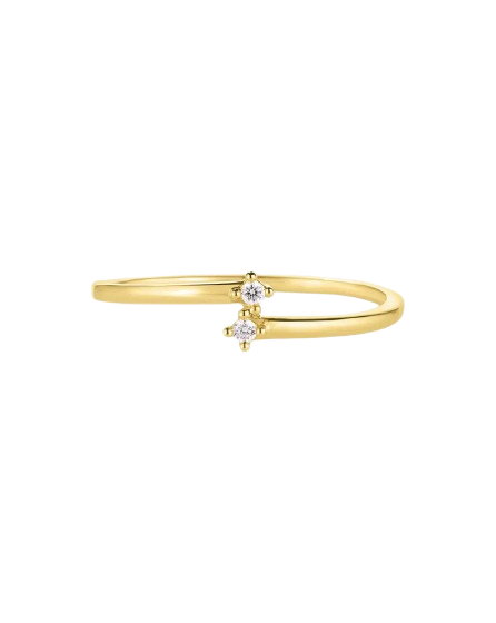 Exquisite Diamond Wrap Ring