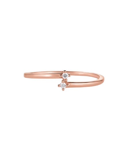 Exquisite Diamond Wrap Ring