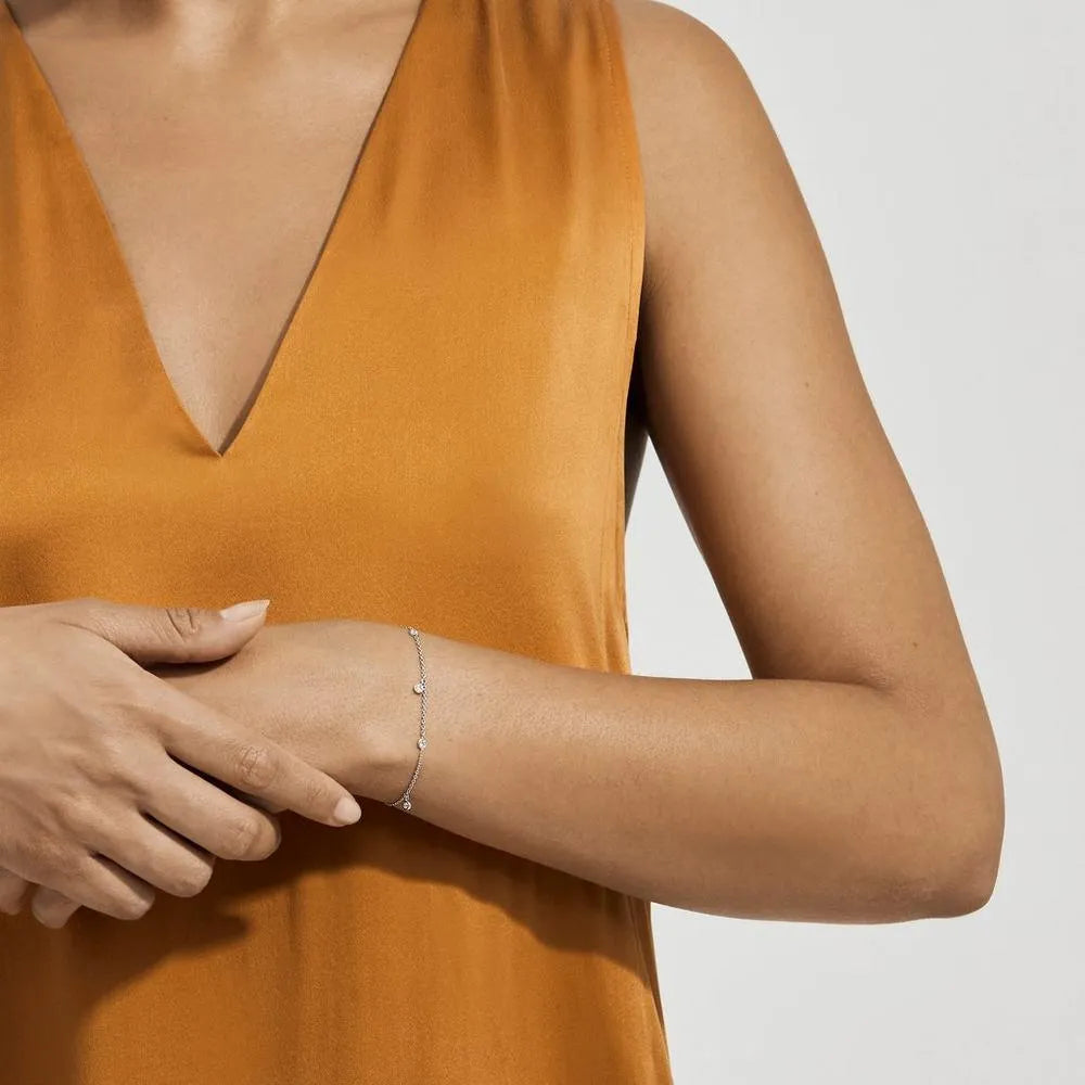 Clea Five Diamond Bracelet
