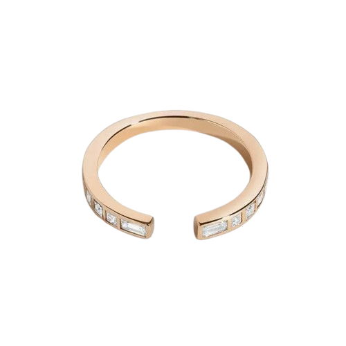 Open Band Diamond Ring
