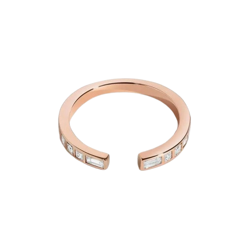 Open Band Diamond Ring