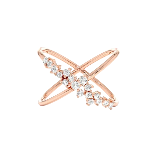 Diamond Cluster Ring