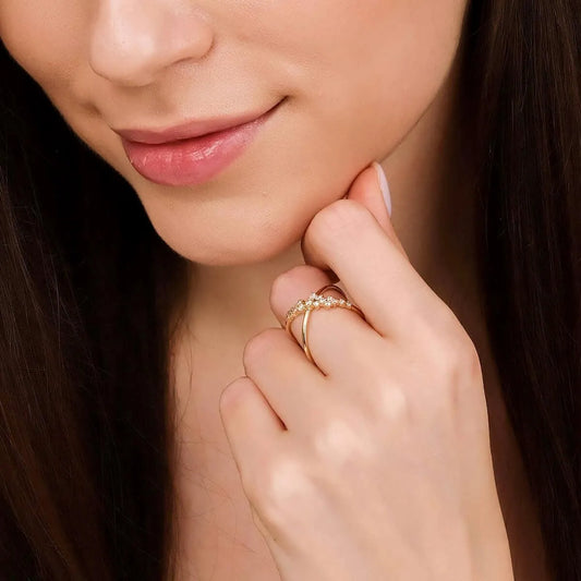 Diamond Cluster Ring