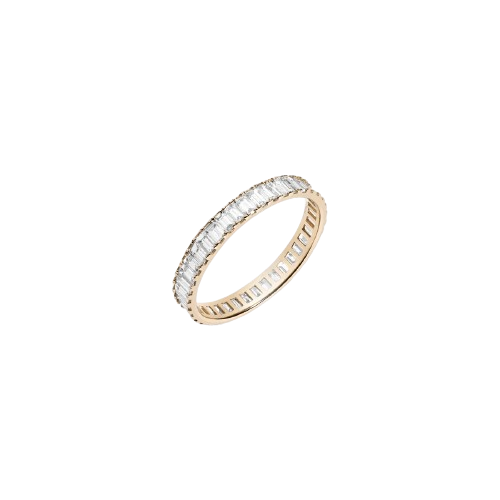 Bold Diamond Baguette Band Ring