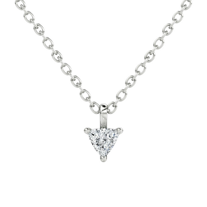 Trillion Petite Solitaire Pendant