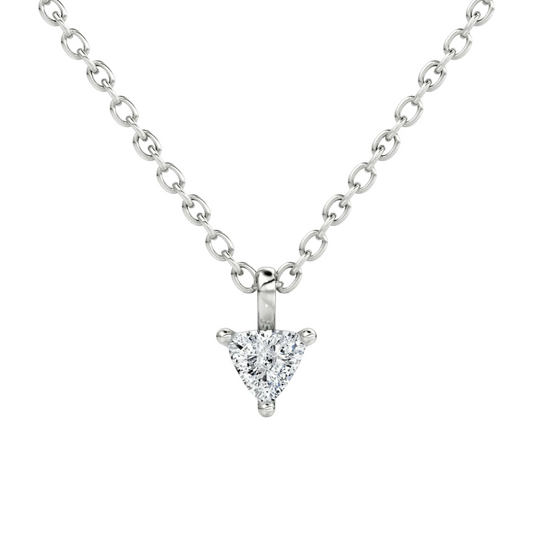 Trillion Petite Solitaire Pendant