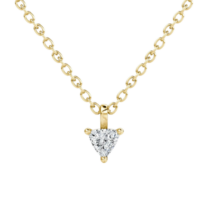 Trillion Petite Solitaire Pendant