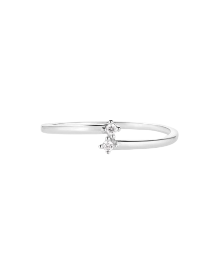 Exquisite Diamond Wrap Ring