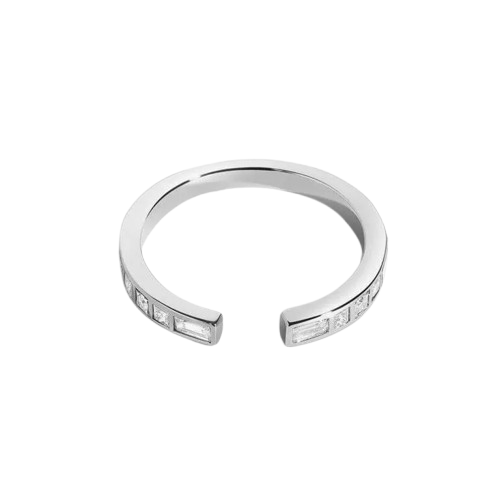 Open Band Diamond Ring
