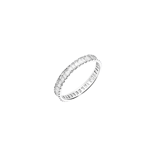Bold Diamond Baguette Band Ring