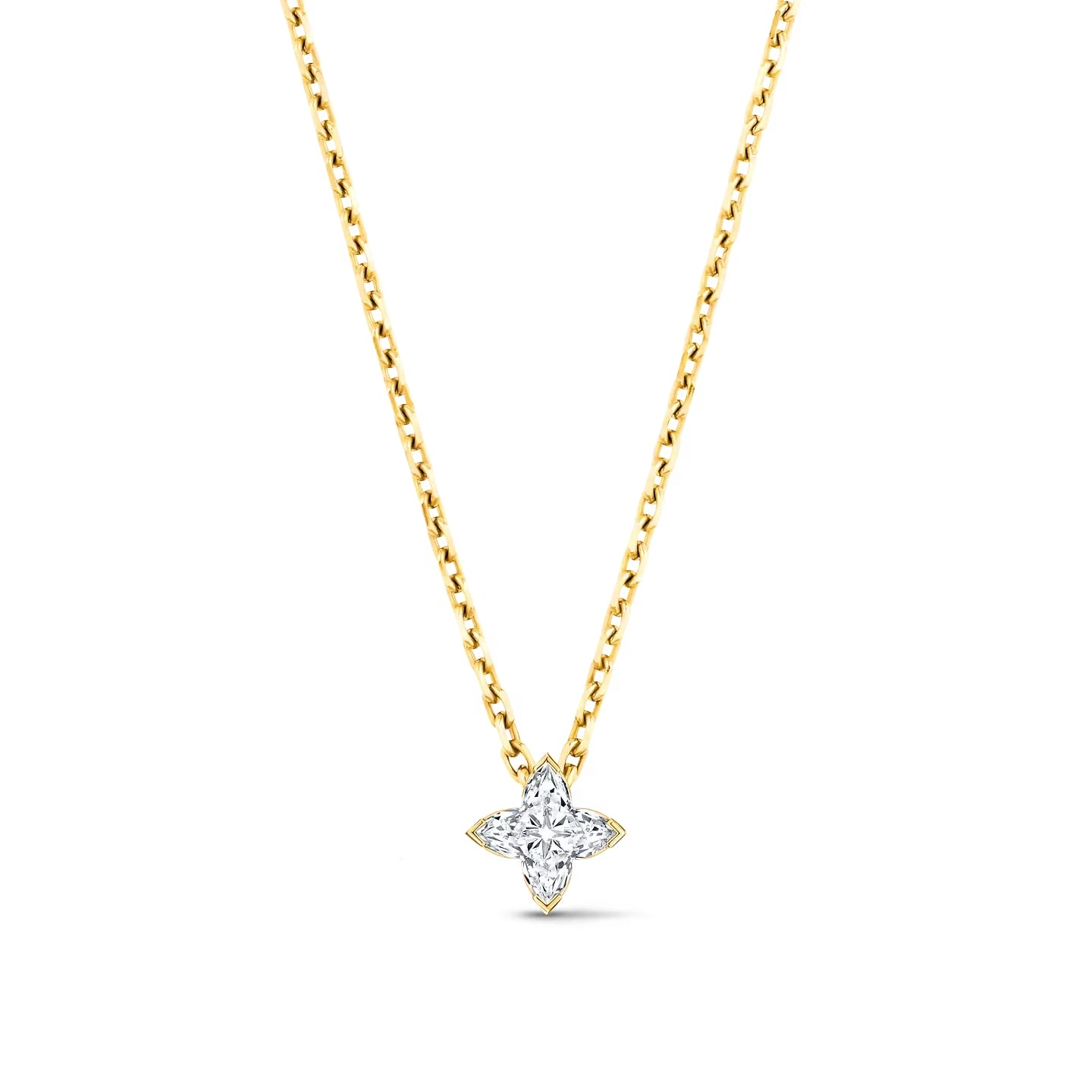 4 Star Cut Diamonds Pendant