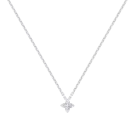 4 Star Cut Diamonds Pendant